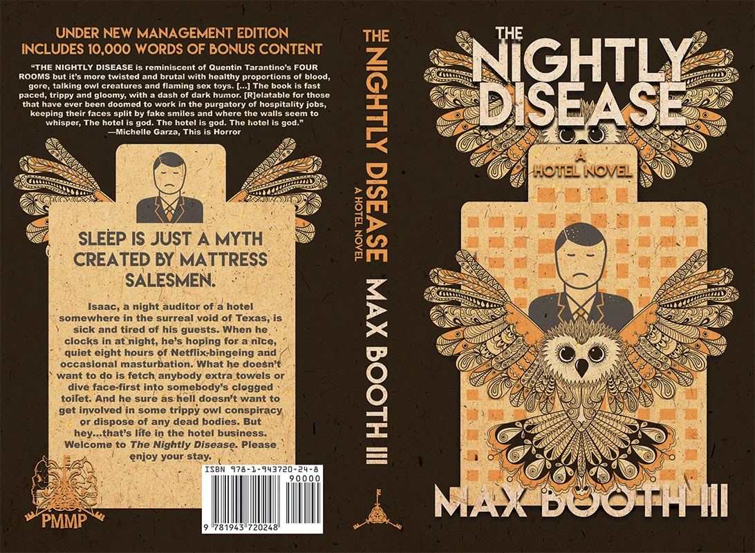 The Nightly Disease (paperback book) — artwork 2