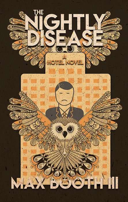The Nightly Disease (paperback book) — cover design by Matthew Revert